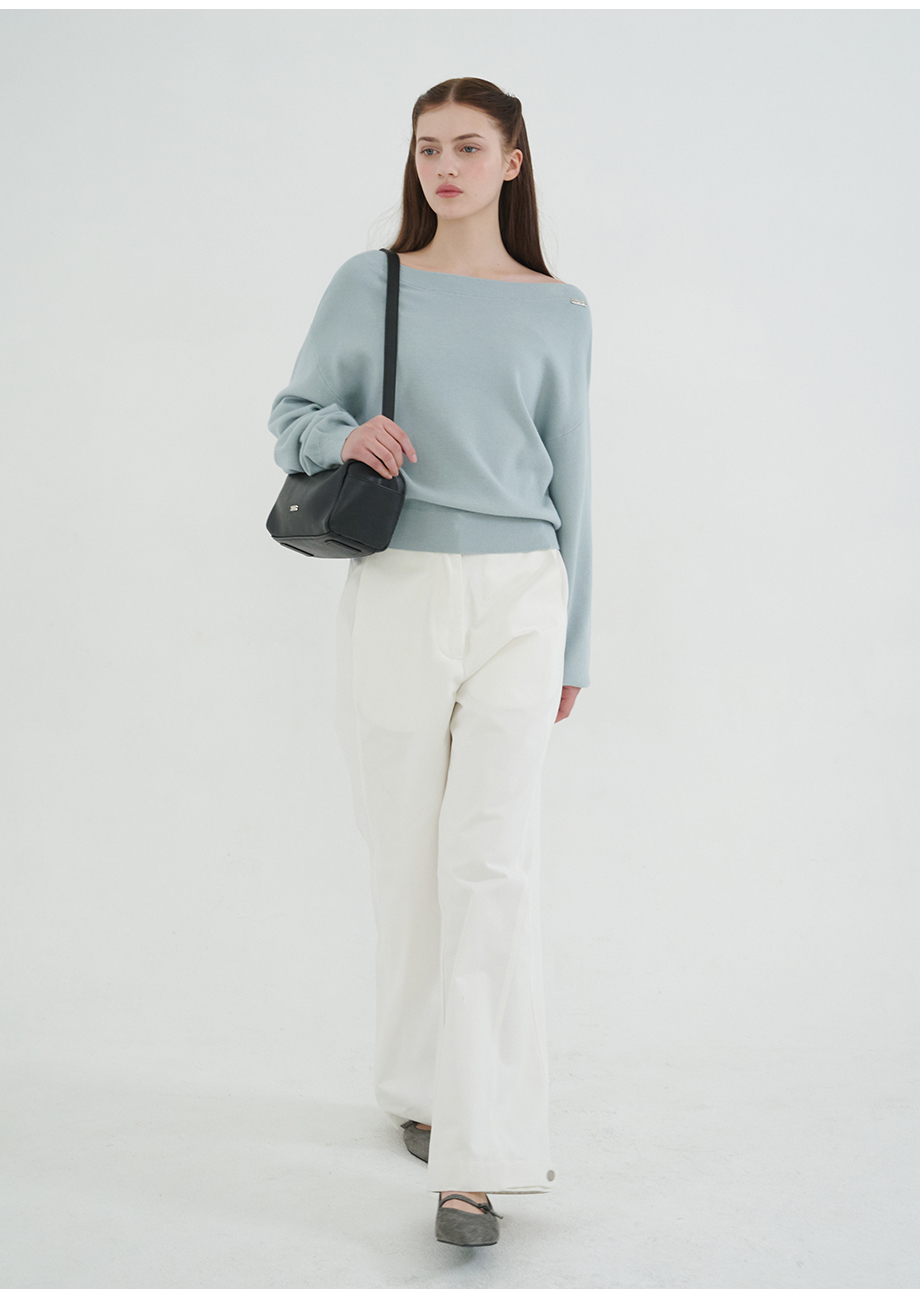 micane Olei Boat Neck Knit